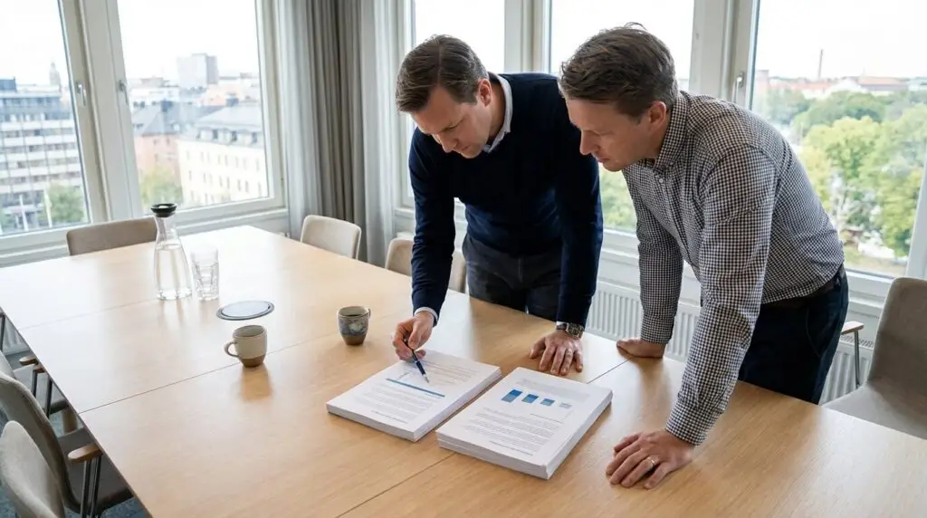 BRF-styrelse jämför offerter för teknisk förvaltning