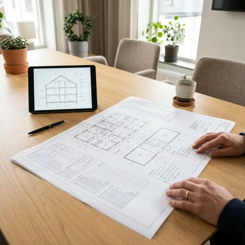 Genomgång av underhållsplan för fastighet vid ett styrelsemöte